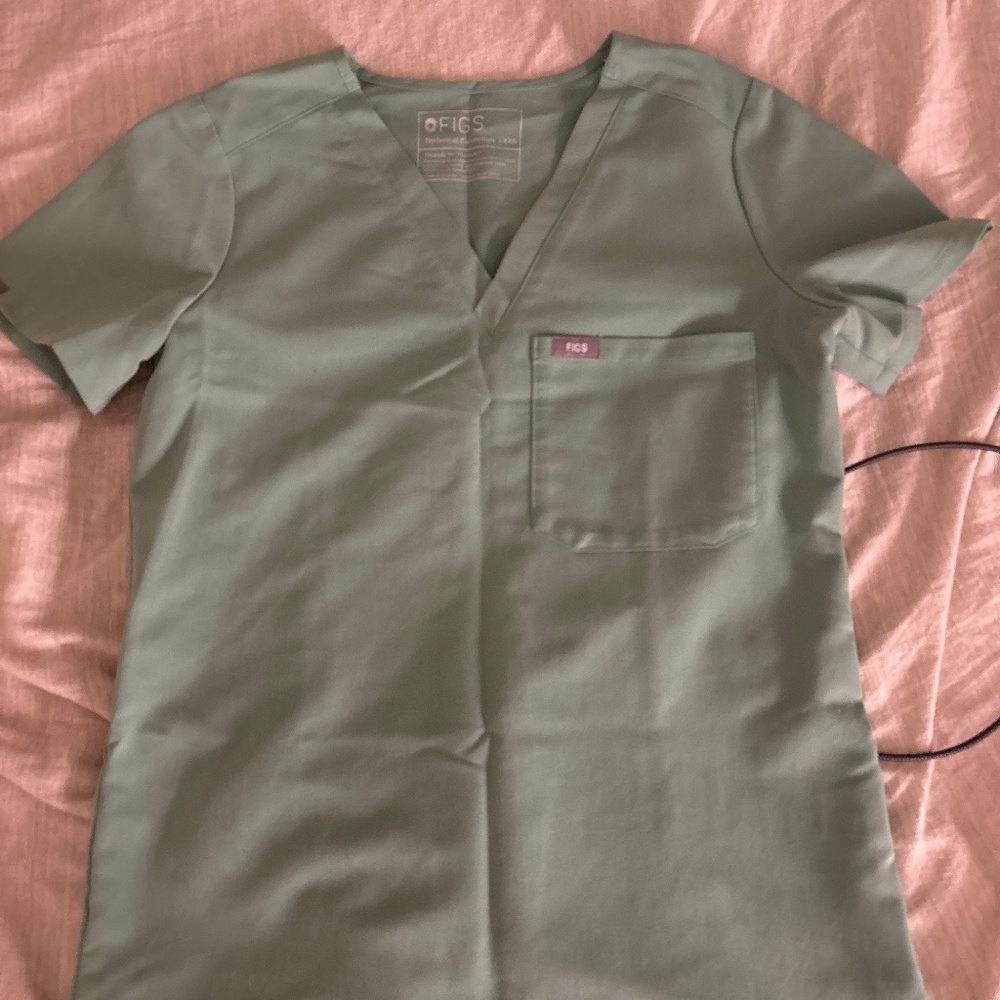 Figs Jade Catarina One Pocket Top XXS